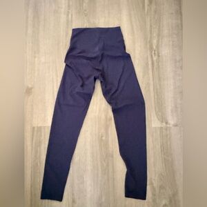 Girls High-Waist Navy Leggings — Stretchy Everyday Bottoms